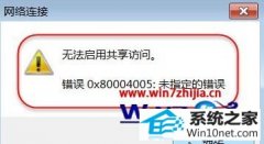 ôwin10ϵͳ޷ùʾox80004005